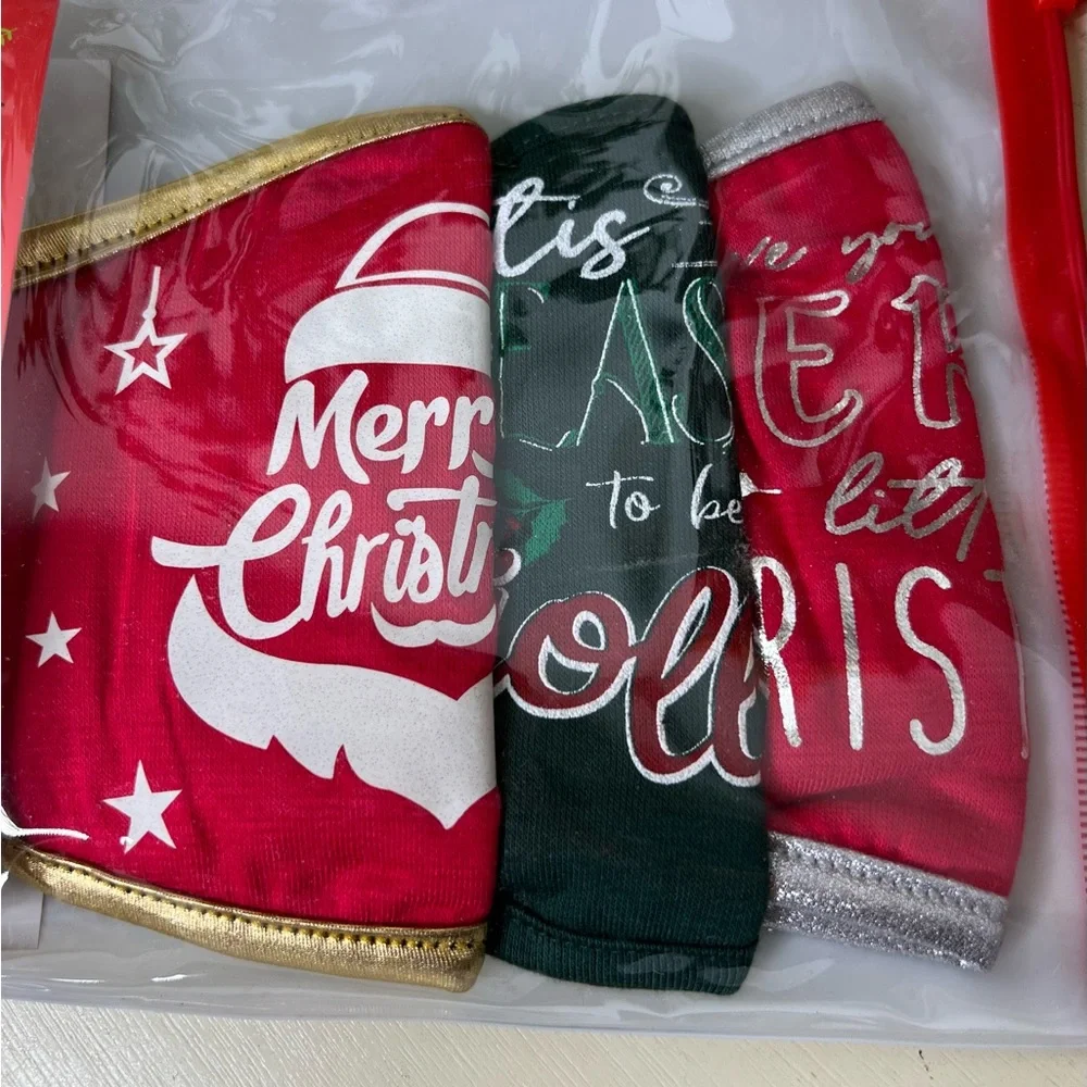 Brand New-Christmas Face Masks (set of 3)